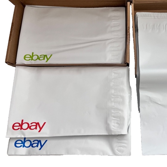 200 Ebay brand Polymailer Envelopes 100-9" x 11.5"  & 100-6.25" x 8.5" - Picture 4 of 6
